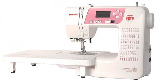 Швейная машина Janome 3160 PG белый/розовый фото 11