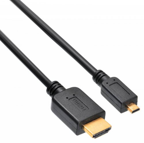 Кабель аудио-видео Buro HDMI 1.4 HDMI (m)/Micro HDMI (m) 5м. черный фото 3