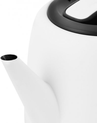 Чайник электрический Kitfort KT-6112 1л. 1630Вт белый/черный (корпус: нержавеющая сталь) фото 4