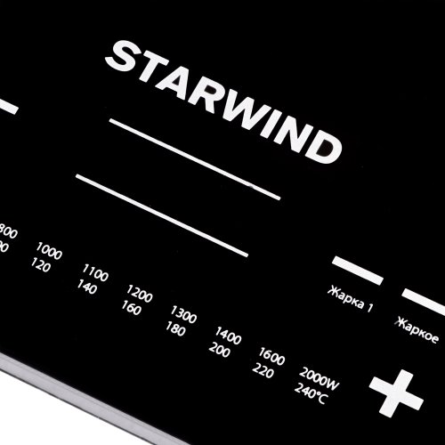 Плита Индукционная Starwind STI-1001 черный стеклокерамика (настольная) фото 6