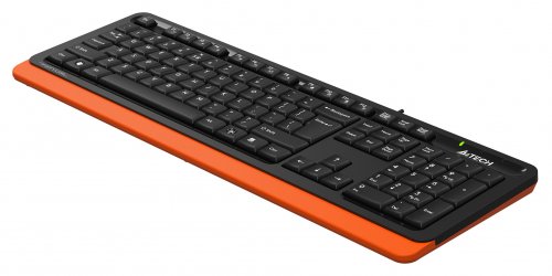 Клавиатура A4Tech Fstyler FKS10 черный/оранжевый USB фото 9