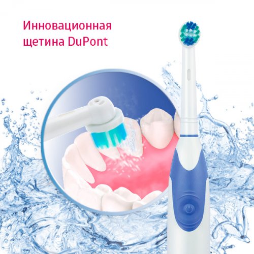 Зубная щетка электрическая B.Well MED-820 белый/синий фото 8