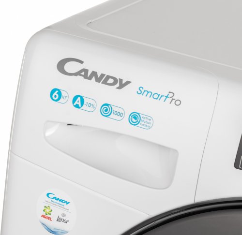 Стиральная машина Candy Smart Pro CSO34 106TB1/2-07 класс: A-10% загр.фронтальная макс.:6кг белый фото 10