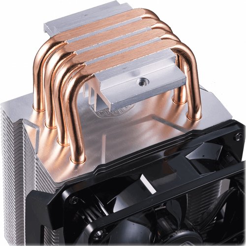 Устройство охлаждения(кулер) Cooler Master Hyper H412R Soc-AM3+/AM4/1150/1151/1200/2011/2066 4-pin 1 фото 4