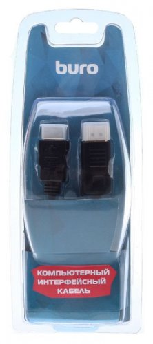 Кабель аудио-видео Buro DisplayPort (m)/HDMI (m) 1.8м. феррит.кольца Позолоченные контакты черный (B фото 3
