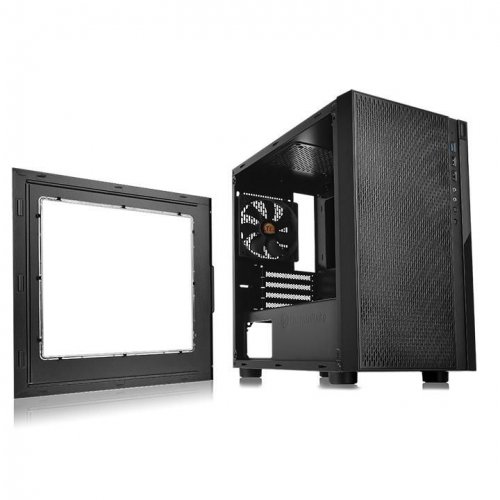 Корпус Thermaltake Versa H18 Window черный без БП mATX 2xUSB2.0 1xUSB3.0 audio bott PSU фото 2
