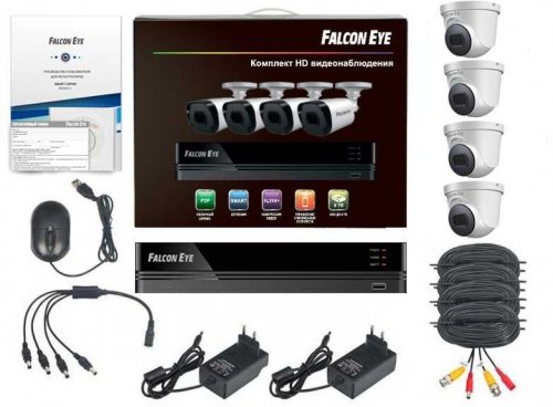 Комплект видеонаблюдения Falcon Eye FE-104MHD Дом SMART фото 2