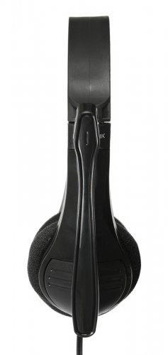 Наушники с микрофоном Оклик HS-M150 черный 2.2м накладные оголовье (NO-003N) фото 9