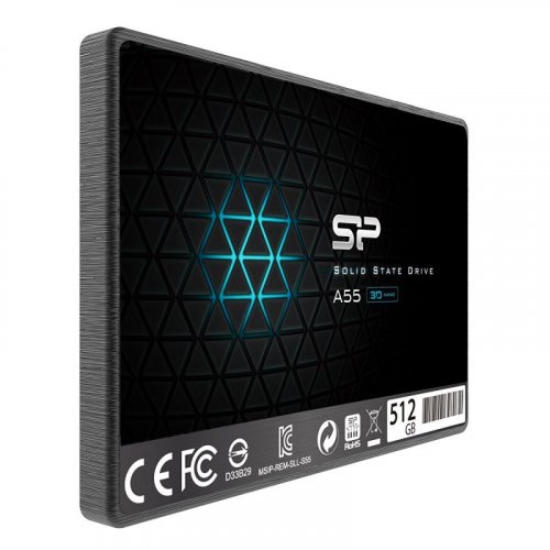 Накопитель SSD Silicon Power SATA III 512Gb SP512GBSS3A55S25 Ace A55 2.5" фото 2