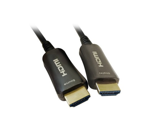 Кабель аудио-видео Digma HDMI 2.0 AOC HDMI (m)/HDMI (m) 20м. Позолоченные контакты черный (BHP AOC 2 фото 2