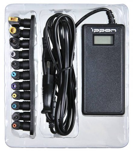 Блок питания Ippon D90U автоматический 90W 15V-19.5V 11-connectors 4.5A 1xUSB 2.1A от бытовой электр фото 3