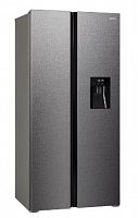 Холодильник NORDFROST RFS 484D NFXq inverter стальной лен