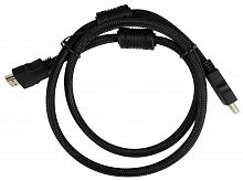 Кабель аудио-видео Buro HDMI (m)/HDMI (m) 1м. феррит.кольца Позолоченные контакты черный (HDMI-V1.4-