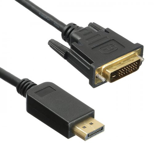 Кабель аудио-видео Buro 1.1v DisplayPort (m)/DVI-D (Dual Link) (m) 3м. Позолоченные контакты черный  фото 3
