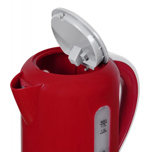 Чайник электрический Starwind SKG1021 1.7л. 2200Вт красный/серый (корпус: пластик) фото 4