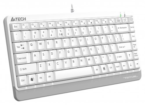 Клавиатура A4Tech Fstyler FKS11 белый/серый USB фото 2