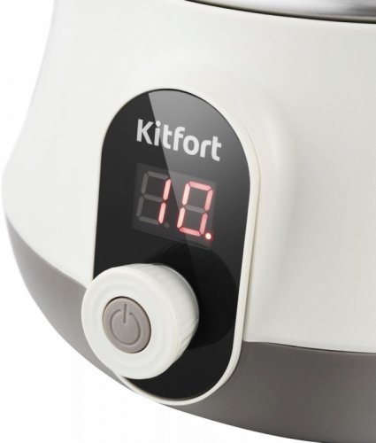 Пароварка Kitfort KT-2035 5ярус. 600Вт серебристый фото 2