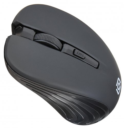 Мышь Оклик 545MW черный оптическая (1600dpi) беспроводная USB для ноутбука (4but) фото 6