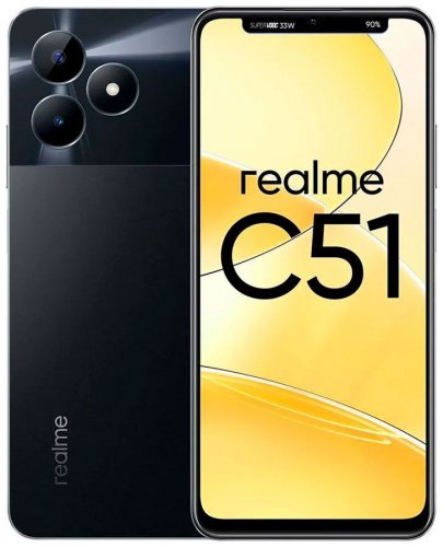 Смартфон Realme C51 4/128 Gb черный