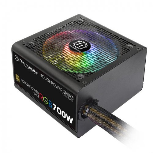 Блок питания Thermaltake ATX 700W Toughpower GX1 RGB 80+ gold (24+4+4pin) APFC 120mm fan color LED 8 фото 3