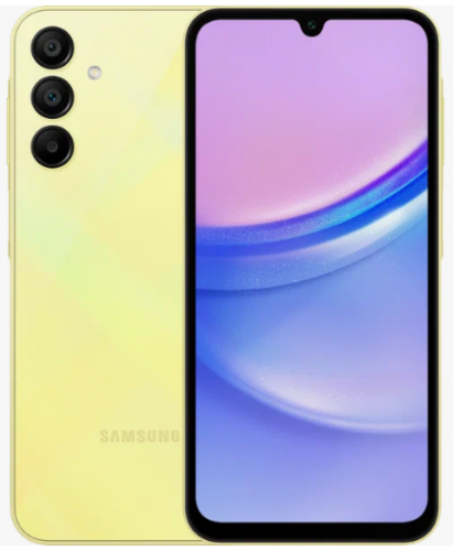 Смартфон Samsung SM-A155F Galaxy A15 128Gb 4Gb желтый