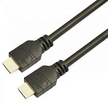 Кабель аудио-видео LAZSO WH-111 HDMI (m)/HDMI (m) 30м. Позолоченные контакты черный (WH-111(30M))