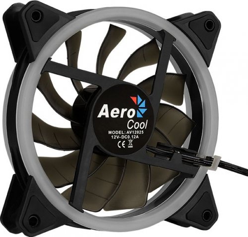 Вентилятор Aerocool Rev RGB 120x120mm 3-pin 15dB 153gr LED Ret фото 4