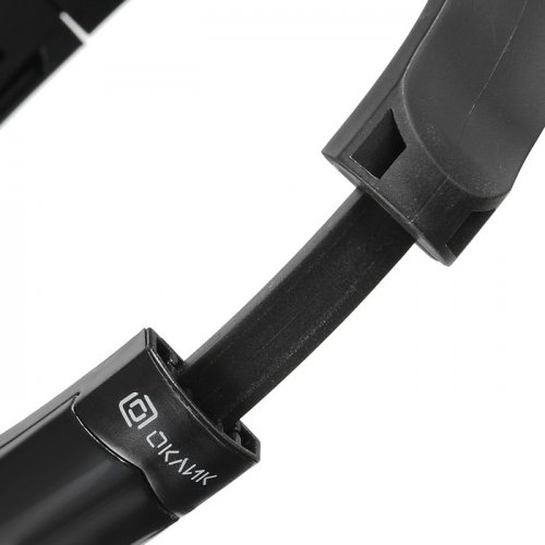 Наушники с микрофоном Оклик HS-M150 черный 2.2м накладные оголовье (NO-003N) фото 13