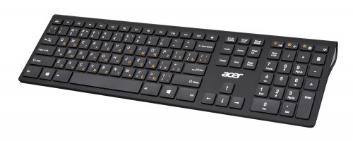Клавиатура Acer OKR020 черный USB беспроводная slim Multimedia фото 7