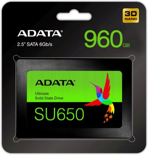 Накопитель SSD A-Data SATA III 960Gb ASU650SS-960GT-R Ultimate SU650 2.5" фото 3