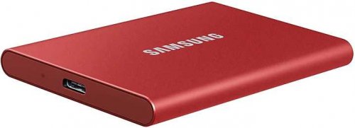 Накопитель SSD Samsung USB-C 2Tb MU-PC2T0R/WW T7 1.8" красный фото 10