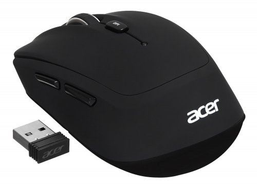 Мышь Acer OMR050 черный оптическая (1600dpi) беспроводная BT/Radio USB (6but) фото 5
