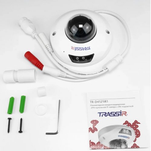Камера видеонаблюдения IP Trassir TR-D4121IR1 3.6-3.6мм цв. корп.:белый (TR-D4121IR1 (3.6 MM)) фото 2