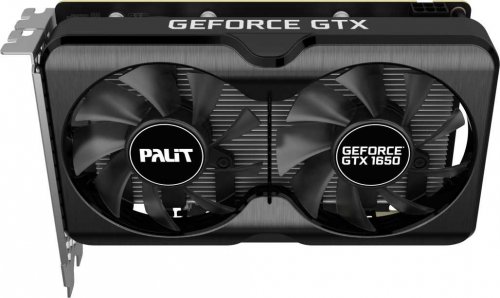 Видеокарта Palit PCI-E PA-GTX1650 GP OC 4G D6 NVIDIA GeForce GTX 1650 4096Mb 128 GDDR6 1410/12000 HD фото 3