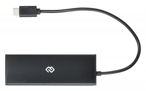 Разветвитель USB-C Digma HUB-4U2.0-UC-B 4порт. черный фото 6