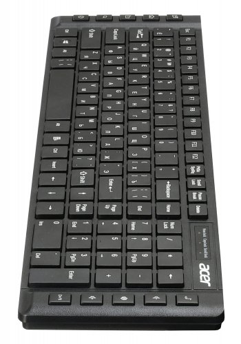 Клавиатура Acer OKW010 черный USB slim Multimedia фото 8