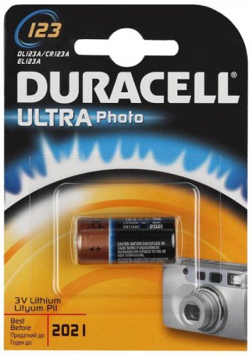 Батарея Duracell Ultra CR17345 CR123A (1шт)