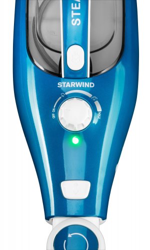 Швабра паровая Starwind SSM5570 1500Вт голубой/белый фото 36
