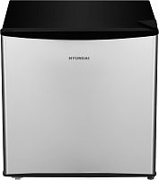 Холодильник Hyundai CO0502 однокамерный серебристый/черный
